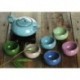 7pcs Exquisite Ice-Carck Tea Set, Porrtery Teaset,TB03, Free Shipping