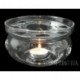 Clear Glass  Tealight Warmer + 1 small candle,Suitable for 500ml-1200ml teapot, Free Shipping