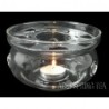 Clear Glass  Tealight Warmer + 1 small candle,Suitable for 500ml-1200ml teapot, Free Shipping