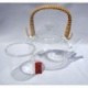 600ml Glass Coffee Pot, Tea pot, Teapot, Rattan Handle,B01, Free Shipping