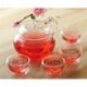 500ml Glass Coffee/Tea Pot+ 4 Double-wall Cup, Good Gift, B124, Free Shipping
