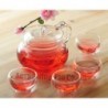 500ml Glass Coffee/Tea Pot+ 4 Double-wall Cup, Good Gift, B124, Free Shipping