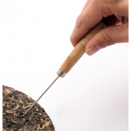 New, Wooden Handle Tea Knife for Prying Pu erh Tea Cake,Tea Needle for Breaking Cakes, Tea Tool,PJ17