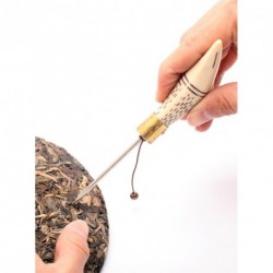 New,Bone Handle Tea Knife for Prying Pu erh Tea Cake, Tea Needle , Tea Tool,PJ19