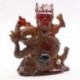 Allochroic Mascot,Yellow Happy Dragon,Fengshui,Best Gifts,Novel present, arts&Crafts,Ornament will change color, tea pet,