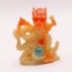 Allochroic Mascot,Yellow Happy Dragon,Fengshui,Best Gifts,Novel present, arts&Crafts,Ornament will change color, tea pet,