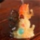 Allochroic Mascot,Yellow Happy Dragon,Fengshui,Best Gifts,Novel present, arts&Crafts,Ornament will change color, tea pet,