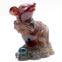 Yellow Snake, Lucky Charms,Chinese zodiac,Shenxiao,Allochroic Mascot,fengshui Ornament,novel gifts,best present,Tea pet,