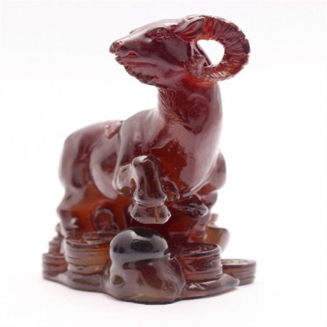 Yellow Sheep, Lucky Charms,Chinese zodiac,Shenxiao,Allochroic Mascot,Ornament,newfangled gifts, Tea pet, Amazing present,