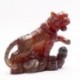Lucky Charms, Chinese zodiac, Yellow Tiger, Shenxiao,Allochroic Mascot, Ornament,tea pet,novel gifts,