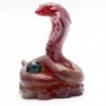 Yellow Snake, Lucky Charms,Chinese zodiac,Shenxiao,Allochroic Mascot,fengshui Ornament,novel gifts,present,Tea pet,