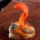 Yellow Snake, Lucky Charms,Chinese zodiac,Shenxiao,Allochroic Mascot,fengshui Ornament,novel gifts,present,Tea pet,