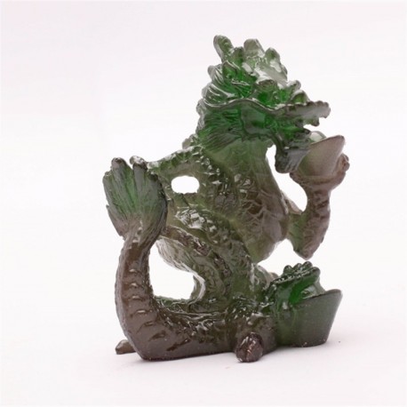 Allochroic Mascot,Green Money Dragon,Fengshui,Best Gifts,Novel present,arts&Crafts,Ornament will change color, tea pet