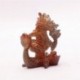 Allochroic Mascot,Yellow Money Dragon,Fengshui,Best Gifts,Novel present, arts&Crafts,Ornament will change color, tea pet,