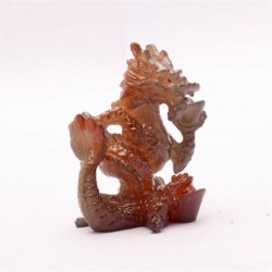 Allochroic Mascot,Yellow Money Dragon,Fengshui,Best Gifts,Novel present, arts&Crafts,Ornament will change color, tea pet,