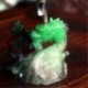 Allochroic Mascot,Green Lucky Dragon,Fengshui,Best Gifts,Novel present, arts&Crafts,Ornament will change color, tea pet,