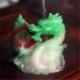 Allochroic Mascot,Green Lucky Dragon,Fengshui,Best Gifts,Novel present, arts&Crafts,Ornament will change color, tea pet,
