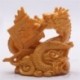 Allochroic Mascot,Yellow Lucky Dragon,Fengshui,Best Gifts,Novel present,arts&Crafts,Ornament will change color, tea pet