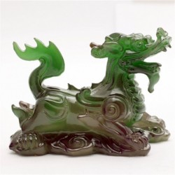 Allochroic Mascot,Green kylin, Chinese unicorn,Fengshui,Best Gifts,newfangled ,arts&Crafts,Ornament, tea pet