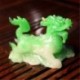 Allochroic Mascot,Green kylin, Chinese unicorn,Fengshui,Best Gifts,newfangled ,arts&Crafts,Ornament, tea pet