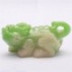 Allochroic Mascot, 2pcs brave troops, Ornament, Green mythical wild animal, tea pet, novel present, Best Gifts