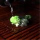 Allochroic Mascot, 2pcs brave troops, Ornament, Green mythical wild animal, tea pet, novel present, Best Gifts