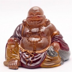 Novel present, Allochroic Mascot, Colorful Laugh Buddha, Ornament, tea pet,Fengshui, Best Gifts,will change color,