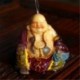 Novel present, Allochroic Mascot, Colorful Laugh Buddha, Ornament, tea pet,Fengshui, Best Gifts,will change color,