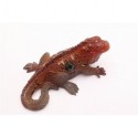 Allochroic Mascot,Yellow Chameleon Ornament, tea pet, will change color, newness gifts,