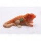 Allochroic Mascot,Yellow Chameleon Ornament, tea pet, will change color, newness gifts,