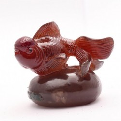 Newfangled present,,Allochroic Mascot, Goldfisht, Feng Shui, tea pet, Best Gifts, Fish will change color,