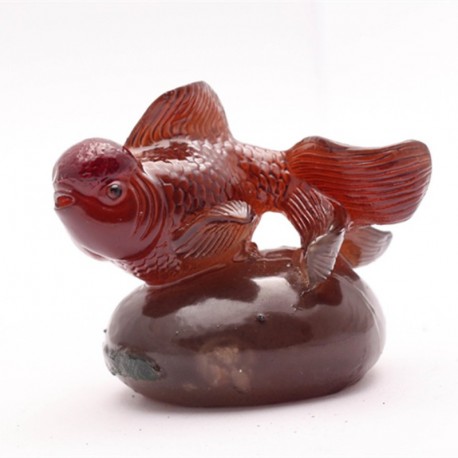 Newfangled present,,Allochroic Mascot, Goldfisht, Feng Shui, tea pet, Best Gifts, Fish will change color,