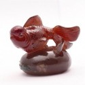 Newfangled present,,Allochroic Mascot, Goldfisht, Feng Shui, tea pet, Best Gifts, Fish will change color,