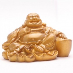 Allochroic Mascot, Golden Buddha, Ornament, tea pet,Fengshui, Best Gifts,Novel present, will change color