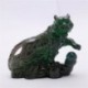 Green Tiger, Lucky Charms, Chinese zodiac, Shenxiao,Allochroic Mascot, fengshui Ornament,novel gifts, Tea pet,
