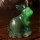 Green Rabbit, Lucky Charms,Chinese zodiac,Shenxiao,Allochroic Mascot,fengshui Ornament,novel gifts,best present,Tea pet,S1015At