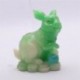 Green Rabbit, Lucky Charms,Chinese zodiac,Shenxiao,Allochroic Mascot,fengshui Ornament,novel gifts,best present,Tea pet,S1015At