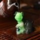 Green Pig,Lucky Charms,Chinese zodiac,Shenxiao,Allochroic Mascot,fengshui Ornament,novel gifts,Amazing present,Tea pet,S1015AZ