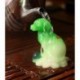 Green Dog, Lucky Charms,Chinese zodiac,Shenxiao,Allochroic Mascot,Ornament,novel gifts, Tea pet, Amazing present,S1015Ag