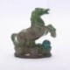 Allochroic Mascot,Green Happy horse,Fengshui,Best Gifts,Novel present, arts&Crafts,Ornament will change color, tea pet,