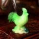 Green Rooster, Lucky Charms,Chinese zodiac,Shenxiao,Allochroic Mascot,fengshui Ornament,novel gifts,present,Tea pet,S1015AJ