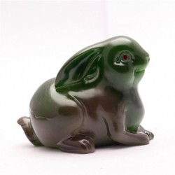 Green Rabbit, Lucky Charms, Chinese zodiac, Shenxiao,Allochroic Mascot, Ornament,newness gifts, Tea pet, S1051A