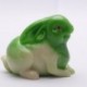 Green Rabbit, Lucky Charms, Chinese zodiac, Shenxiao,Allochroic Mascot, Ornament,newness gifts, Tea pet, S1051A