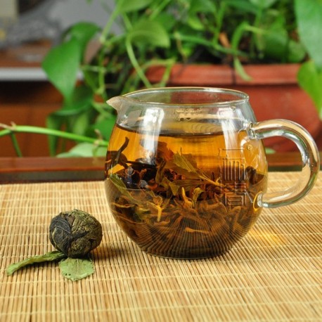 Stevia White Tea,Organic 2006 aged White Peony,100% natural Chinese Herbal,Handmade Anti-age tea
