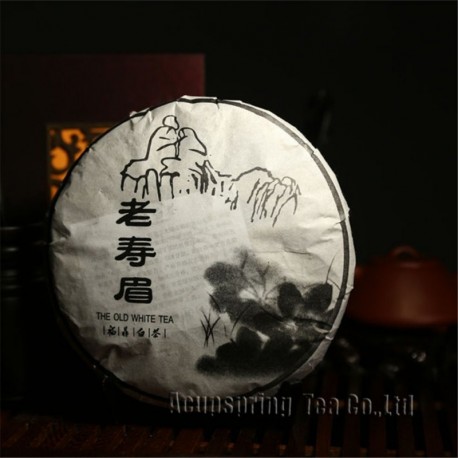 2005 year Aged White Tea, 300g Old White Shou Mei Tea,China Organic Big Leaf tea,Cha, lower cholestrol,100% natural food,CBJ27