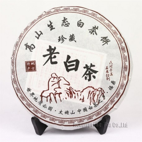 2009 High Mountain Organic White Tea,350g Aged White Peony,China Fuding tea,Cha,low blood pressure,100% natural food,CBJ16 Sale