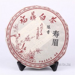 Wholesale! 357g lower blood pressure White Tea, 2010 Fuding White Peony,Organic Shou Mei,Famous Chinese Anti-age tea,CBJ11