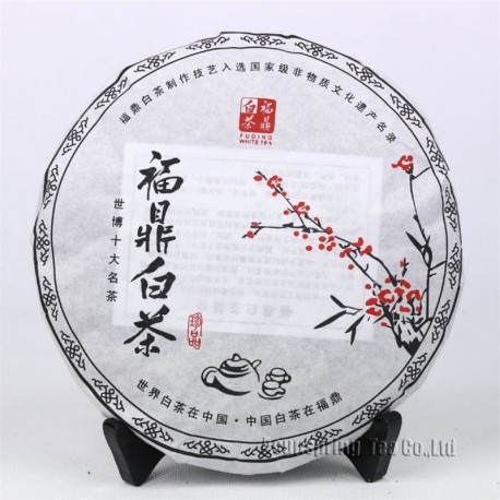 2011 High Mountain Organic White Tea,357g Aged White Peony,China Fuding tea,Cha,low blood pressure,100% natural food,CBJ14