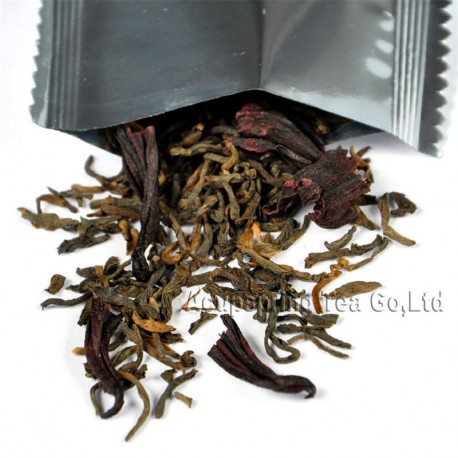 Roselle Puerh Tea, Hibiscus sabdariffa Puer, Natural herbal tea