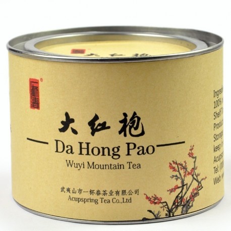 Tin Gift Package Dahong Pao Tea,70g Wuyi Oolong Tea,Wuyi Wu-long Tea, loose weight